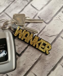 Wanker keyring 2 layers - 4 pack