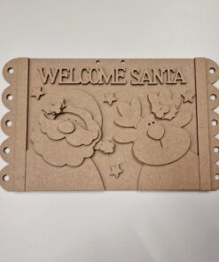 Welcome Santa ticket 30cm