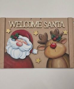 Welcome Santa ticket 30cm