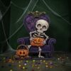 Skeleton shelf sitter with optional chair