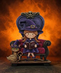 Witch shelf sitter with optional chair