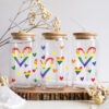 UV DTF – WRP 157 - Libbey wrap Pride hearts