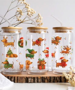UV DTF – WRP 164 - Libbey wrap Daschund