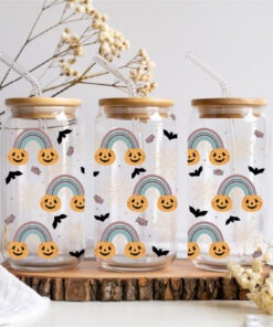 UV DTF – WRP 166 - Libbey wrap Retro Halloween