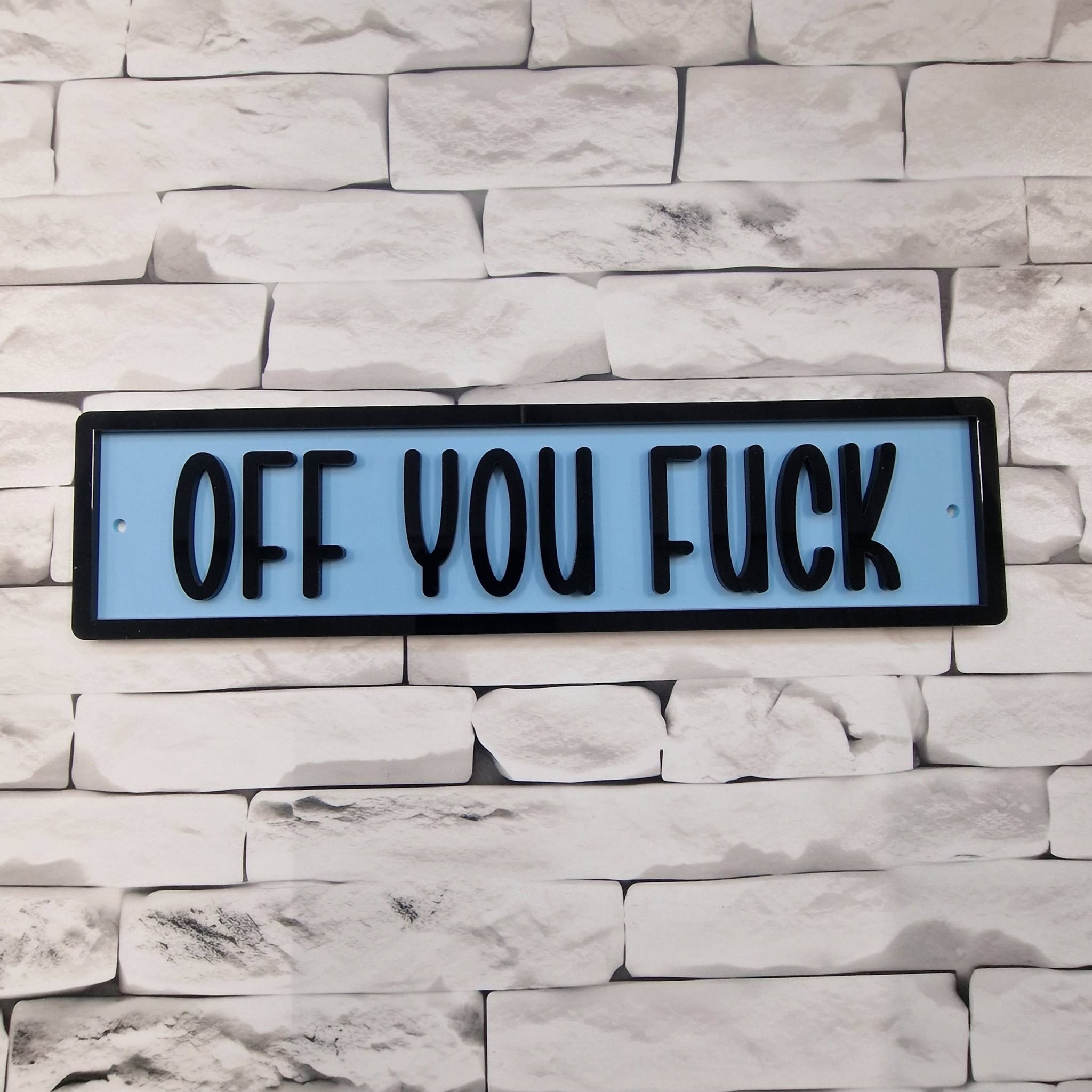 Text with edge - Acrylic 30cm & 40cm - Image 54