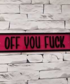 Text with edge - Acrylic 30cm & 40cm - Image 53