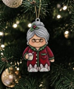 Bedtime Mrs Claus bauble