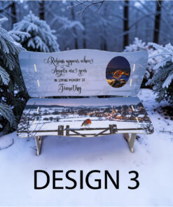 Large UV Printed Bench - Various MCB designs with text - Image 4