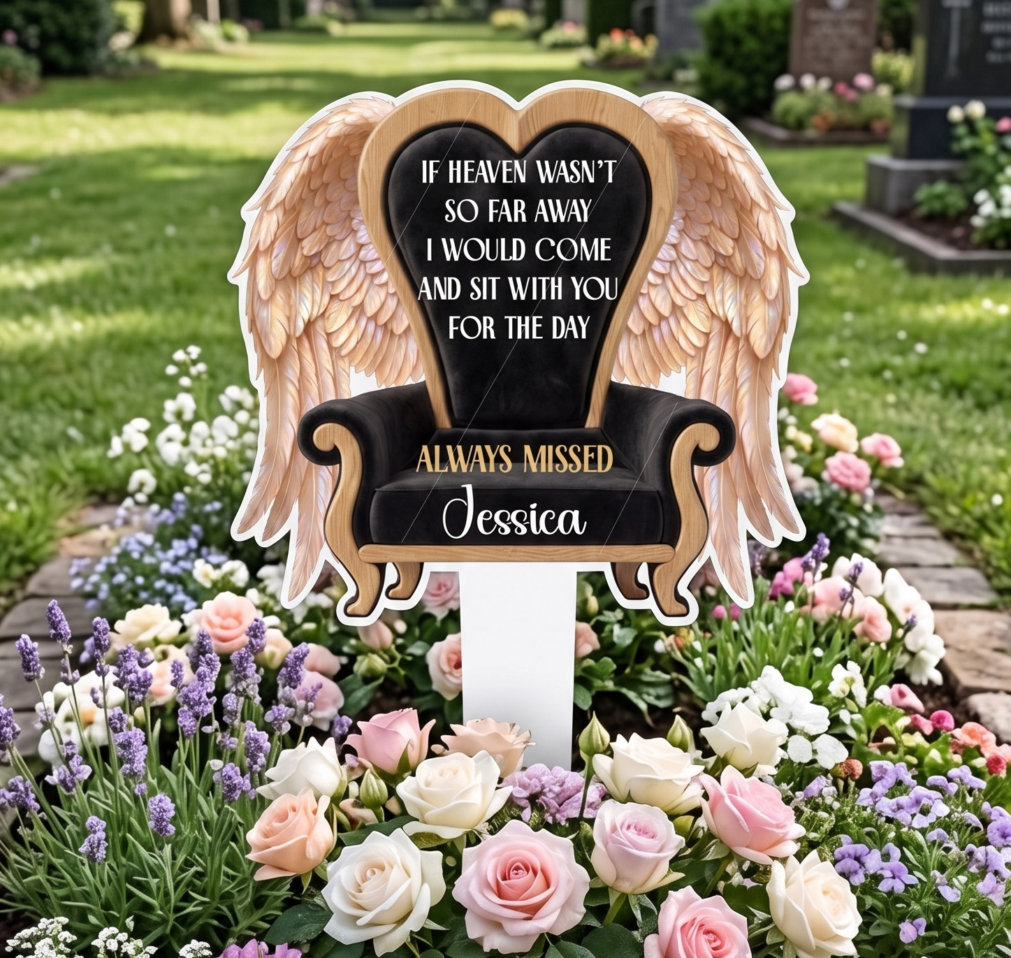 UV DTF – ME 041 Wing Chair GRAVE decal - Image 4