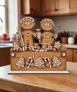 Box & Banner Interchangeable - Gingerbread Cookie
