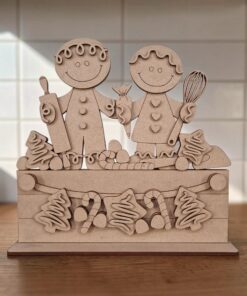 Alternative view of Box & Banner Interchangeable - Gingerbread Cookie