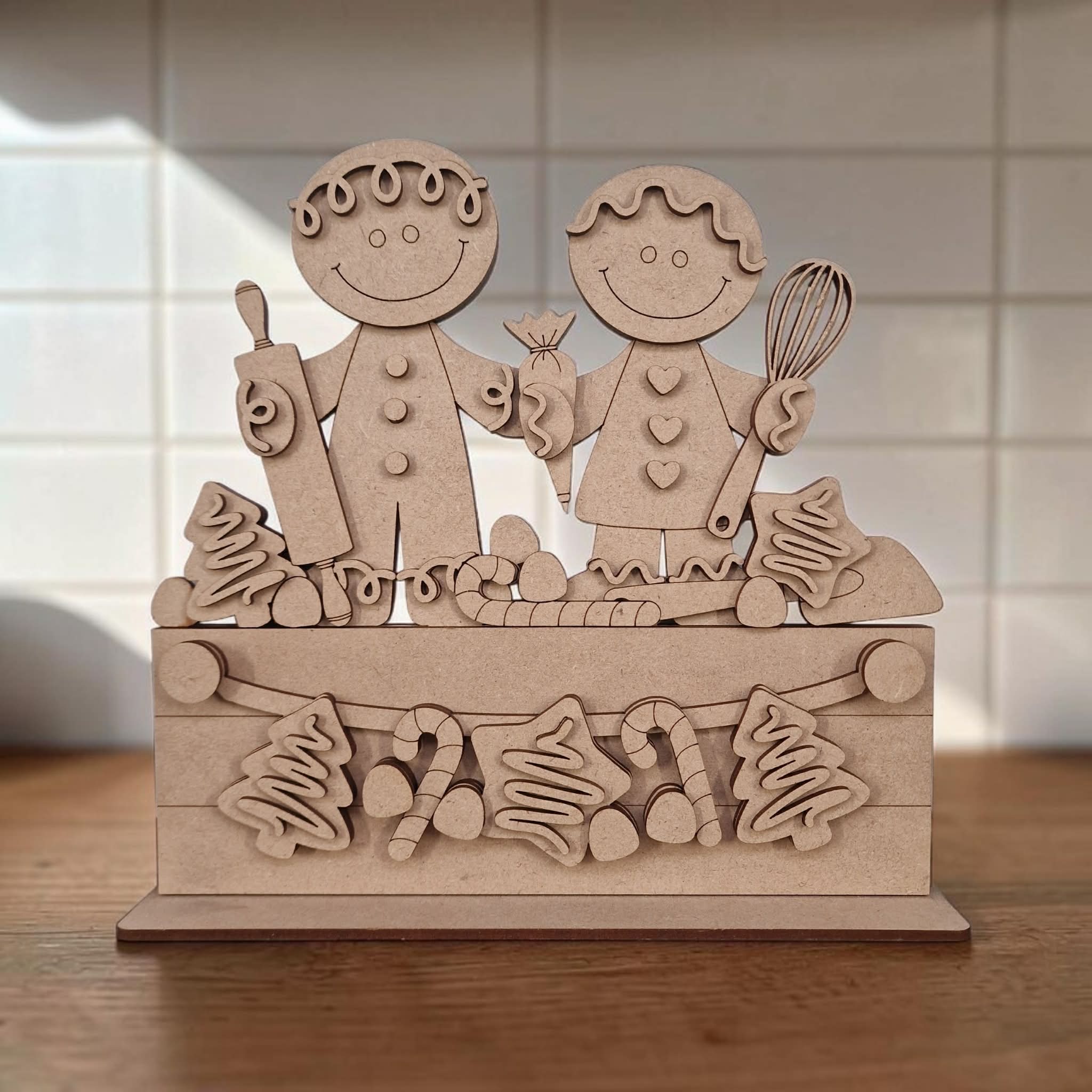 Box & Banner Interchangeable - Gingerbread Cookie - Image 2