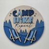 Camp, Hike, Repeat 23cm round