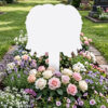 Grave marker - chair with wings