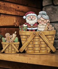 Crate Interchangeable - Santa and Clause baking/stocking