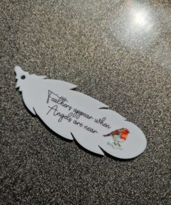 UV DTF – ME 051 Feathers appear when Angels are near - Image 3