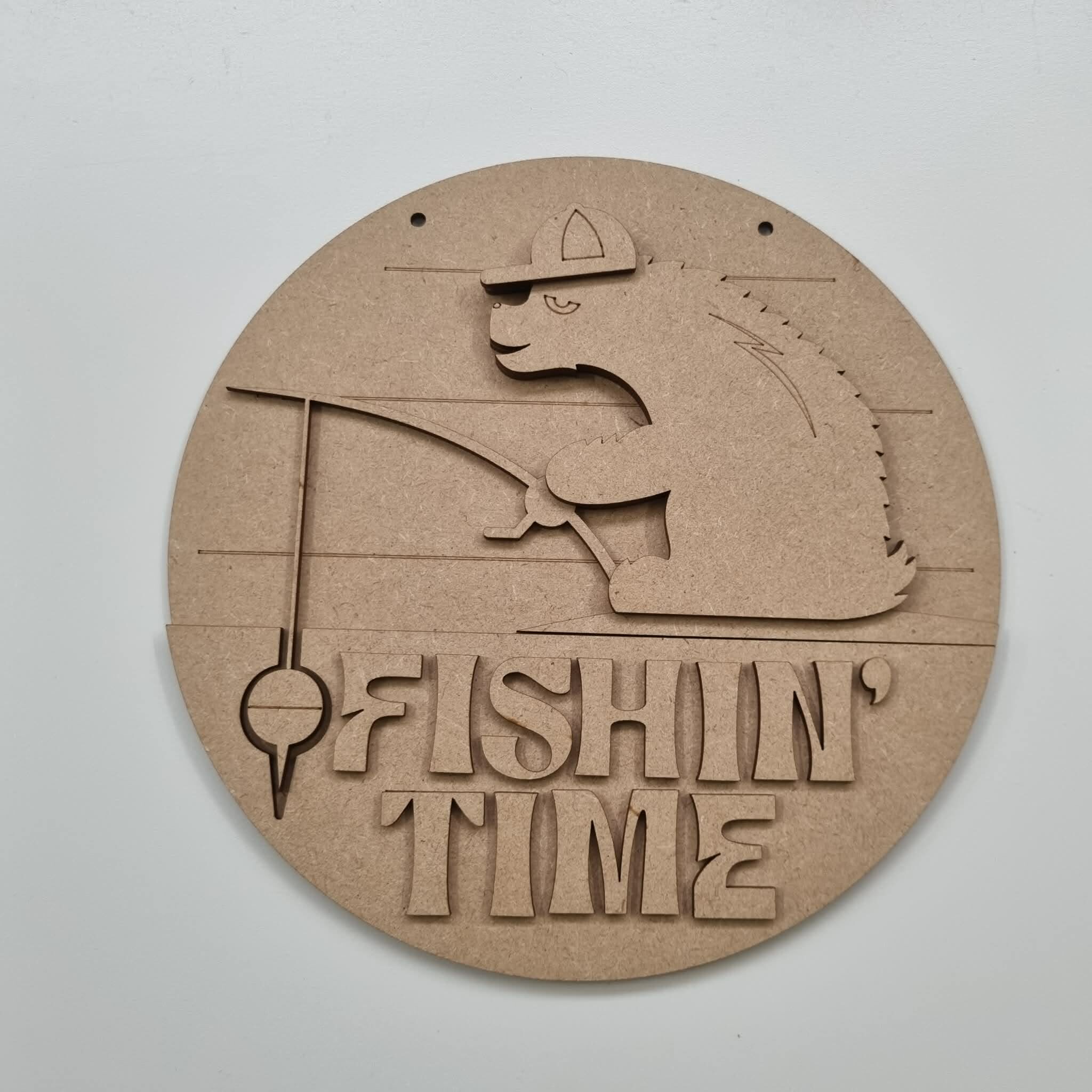 Fishing Time 23cm round