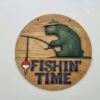 Fishing Time 23cm round