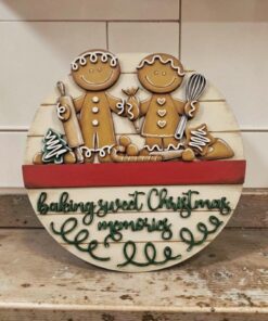 Alternative view of Flag & Circle Interchangeable - Gingerbread Cookie