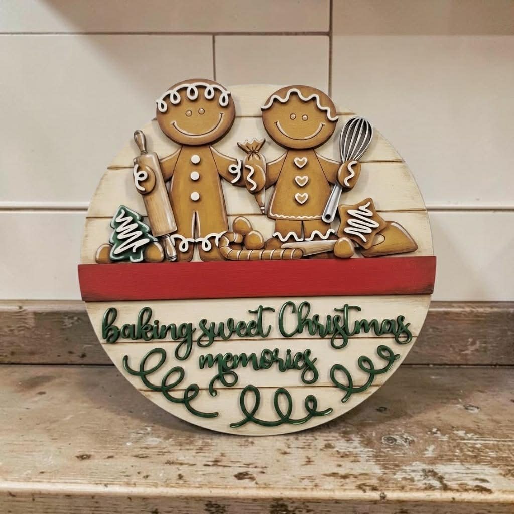 Flag & Circle Interchangeable - Gingerbread Cookie - Image 2
