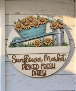Flag & Circle Interchangeable - Sunflowers - Image 3