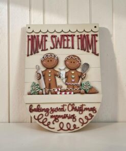 Flag & Circle Interchangeable - Gingerbread Cookie