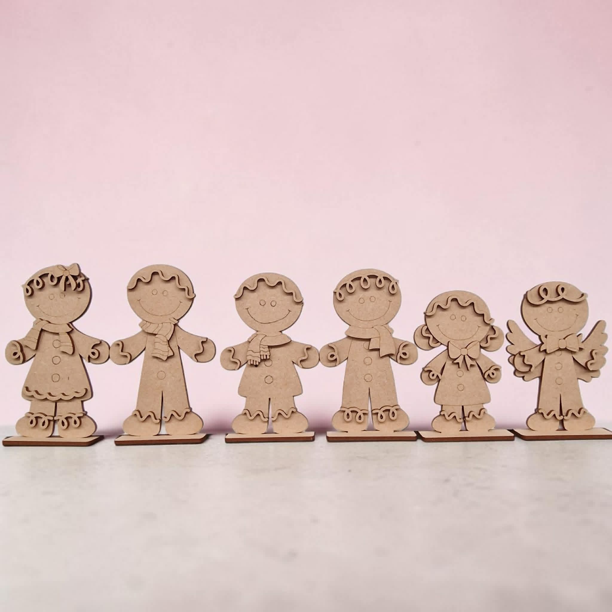Gingerbreads on base to make family sets - Image 3