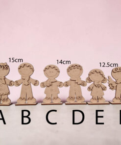 Alternative view of Gingerbreads on base to make family sets