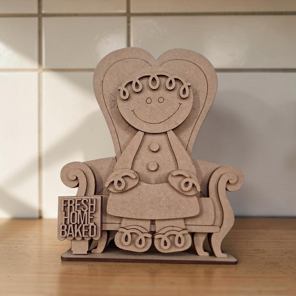 Gingerbread shelf sitters with optional sofa / Chair - Image 5