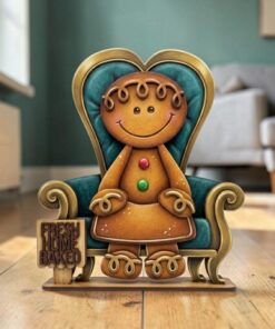Alternative view of Gingerbread shelf sitters with optional sofa / Chair