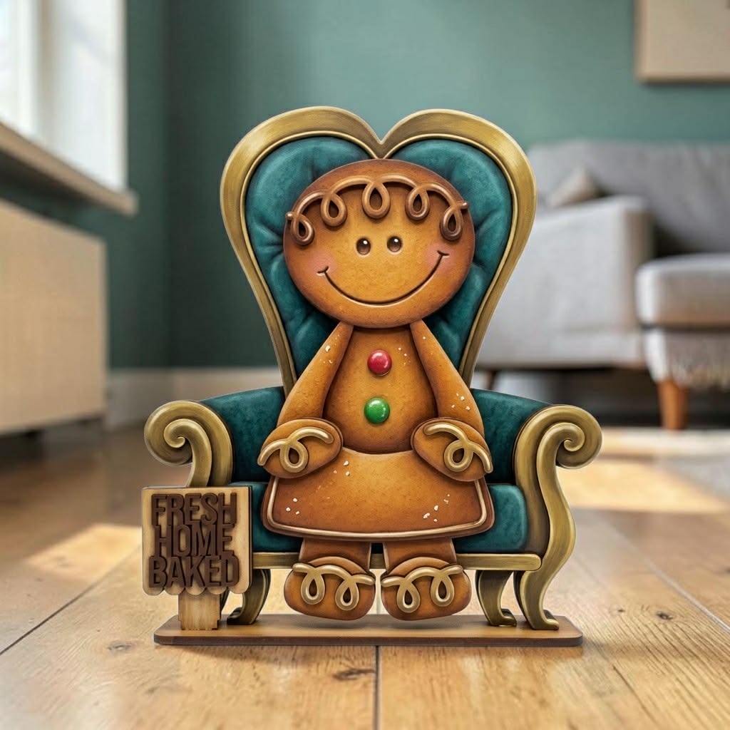 Gingerbread shelf sitters with optional sofa / Chair - Image 2