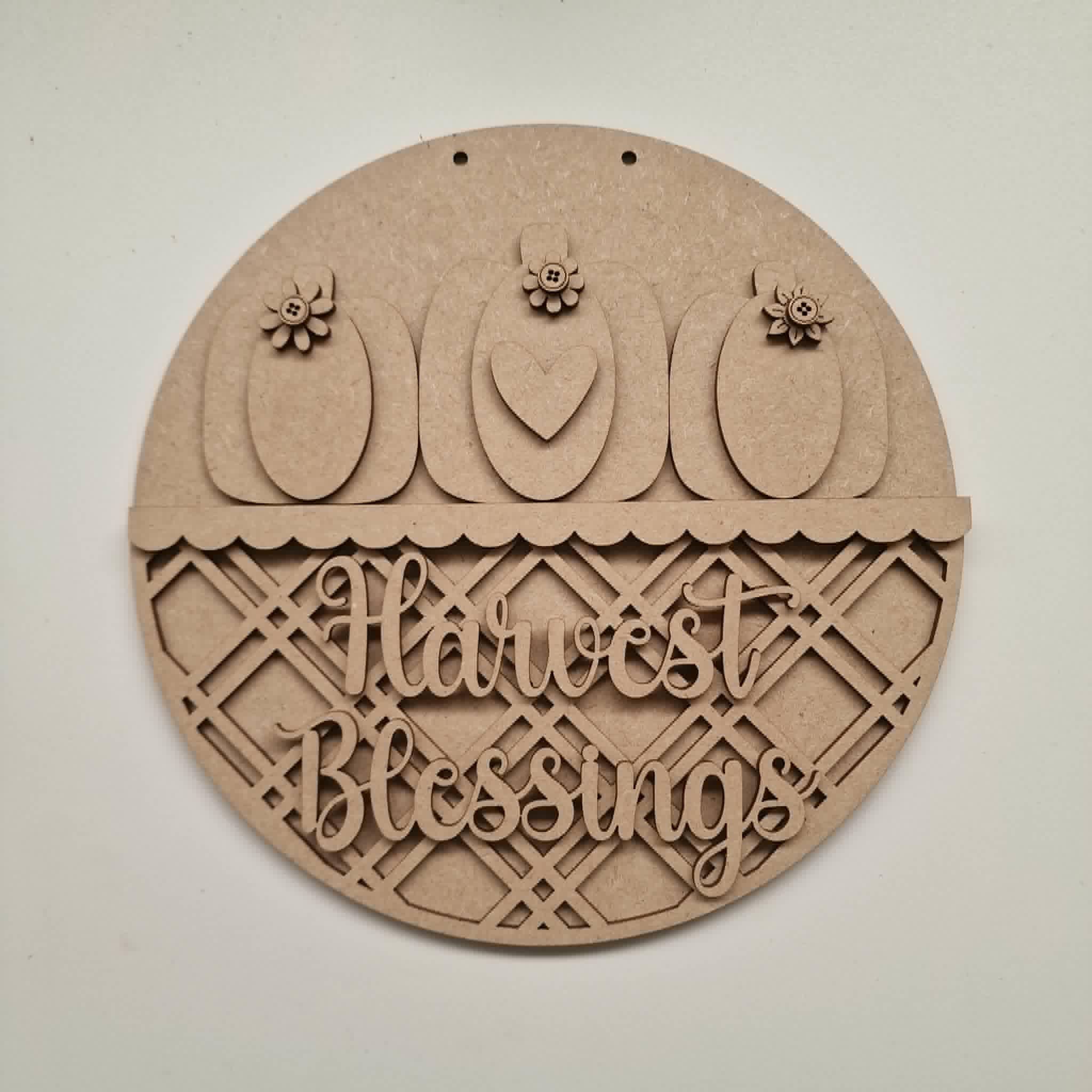 Harvest Blessing Lattice 23cm round - Image 2