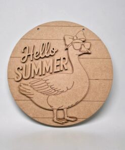 Hello Summer Goose In Glasses 23cm - Image 3