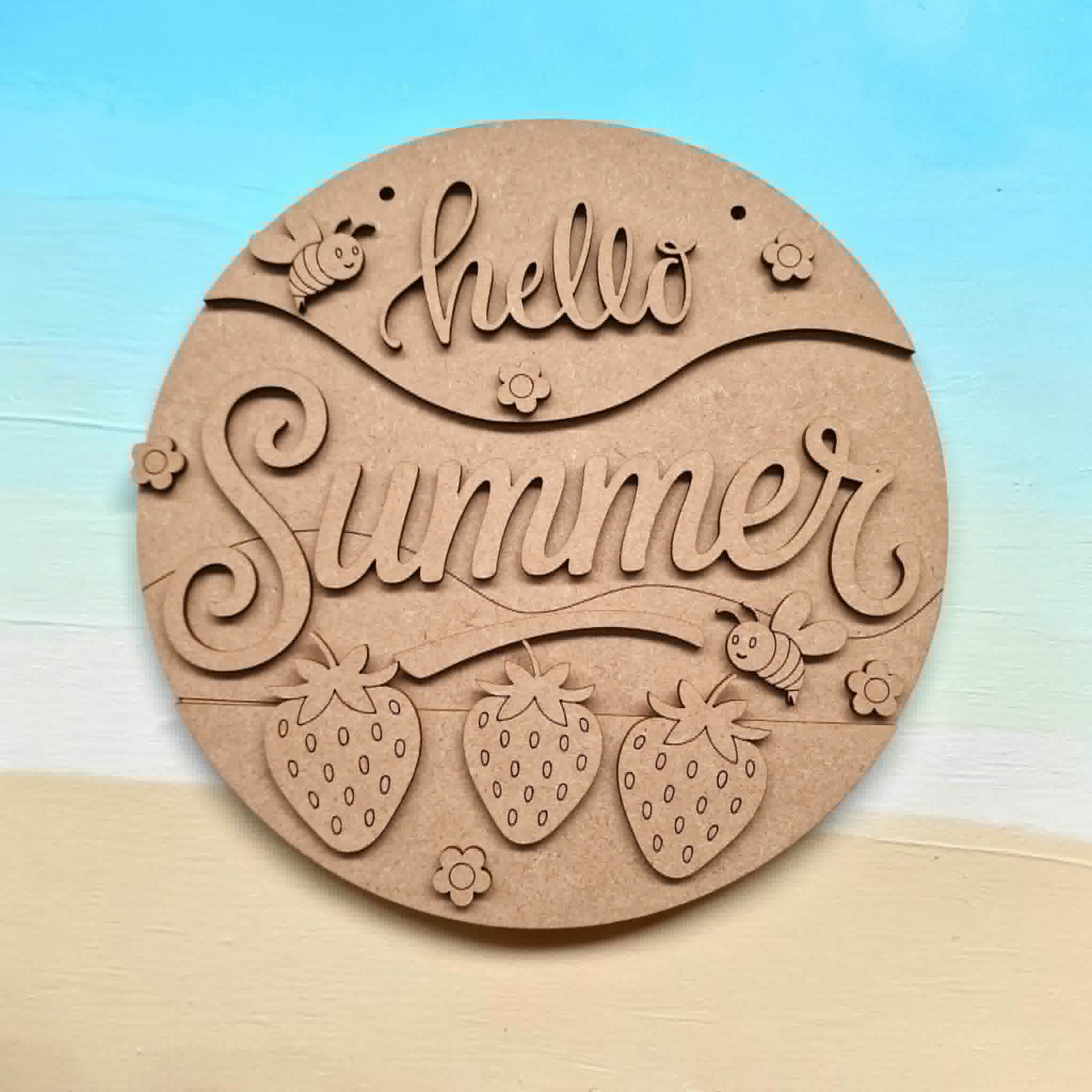 Hello Summer Strawbery Bee 23cm - Image 2