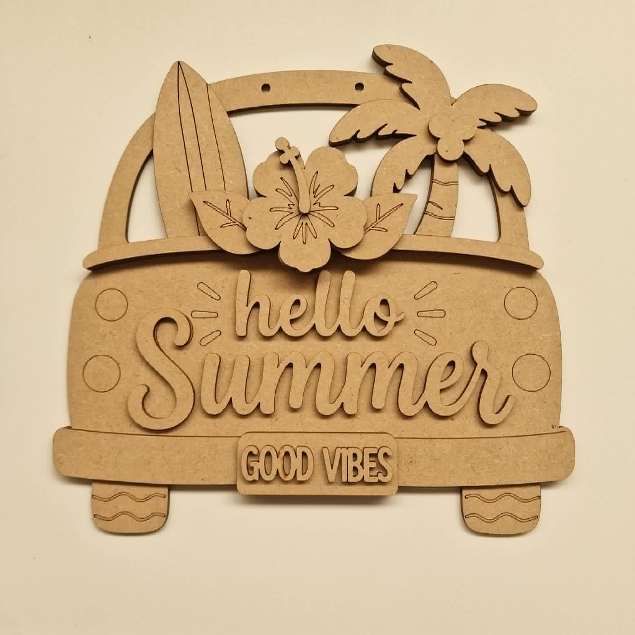Hello Summer Beach Surf Car 24cm - Image 2