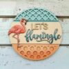 Let's Flamingle 23cm round