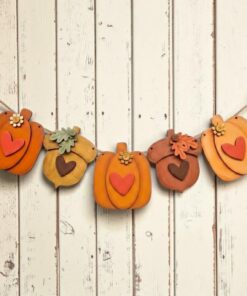Pumpkin Acorn Bunting