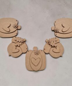 Alternative view of Pumpkin Acorn Bunting
