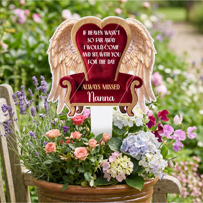 UV DTF – ME 041 Wing Chair GRAVE decal