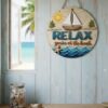 Relax You're At The Beach 23cm