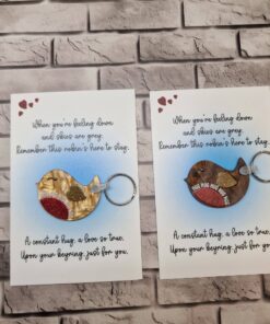Robin Hug Keyrings