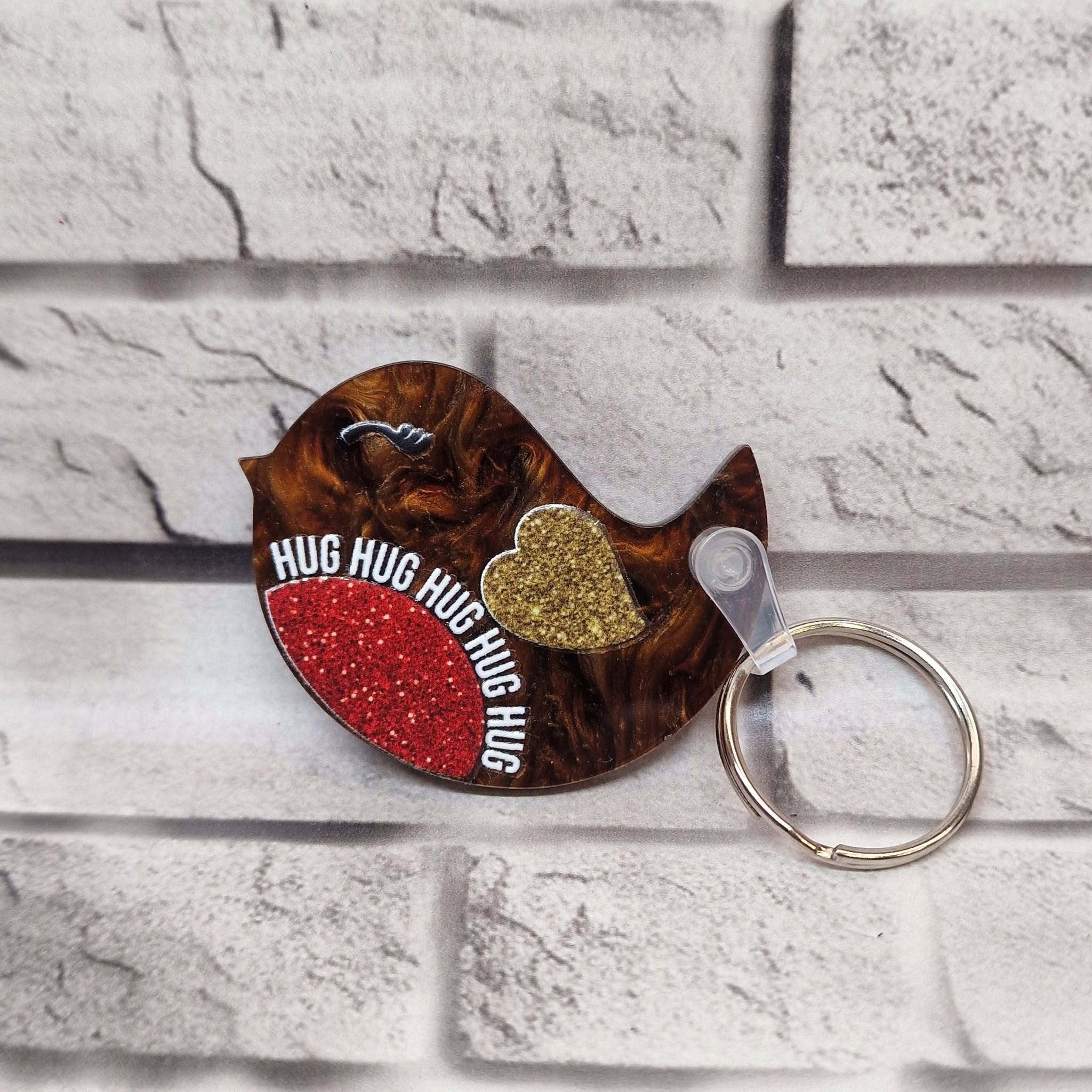 Robin Hug Keyrings - Image 6