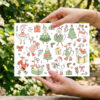 UV DTF – SHE 041 sheet of Christmas Geese