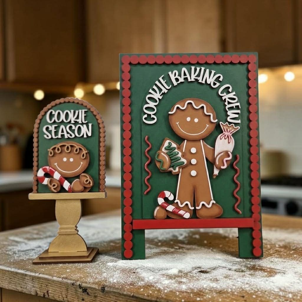 Interchangeable spot frames - Gingerbread Cookie