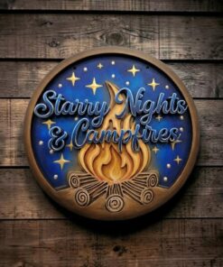 Starry Nights and Campfire 20cm