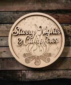 Starry Nights and Campfire 20cm
