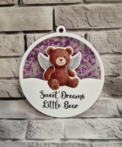 UV DTF – C 066 Teddy on Fleck bauble - Image 8