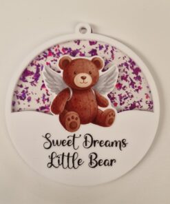 UV DTF – C 066 Teddy on Fleck bauble - Image 4