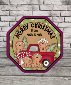 Chocolate tub stickers - Gingerbread Red Truck - Image 5