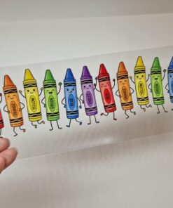 Alternative view of UV DTF – WRP 181 - Crayons
